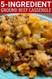 5 Ingredient Ground Beef Casserole Recipe In 2020 Beef Casserole Recipes Ground Beef Recipes For Dinner Beef Dinner