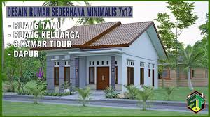 Model desain rumah minimalis 2020 Desain Rumah Sederhana Minimalis 7x12 Youtube