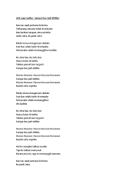 Kamis, 1 april 2021 20:14. Lirik Lagu Judika