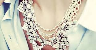 Stella & Dot Sutton necklace in silver