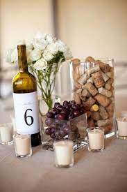 Themes are usually derived from history, or other cultures, but can also be based on fantasy. 39 Ideas For A Tuscany Inspired Wedding Wine Theme Wedding Wine Centerpiece Bridal Shower Wine Theme