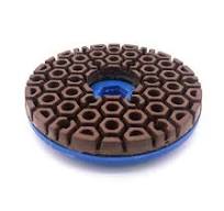 Honeycomb resin edge chamfering wheel with snail lock for ...