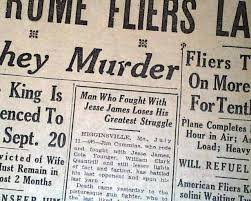We didn't have a set and we really didn't need one, as the idea was to have a very controlled pool of light. Death Of Jim Cummins Last Living Jesse James Gang Member Rarenewspapers Com