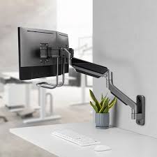Dual Monitor Gas Spring Wall