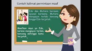 Beberapa orang mungkin bisa saja mengucap kata maaf dan saling melupakan setelah berten. Video Kalimat Permintaan Maaf Dan Tolong Tema 1 Kd 3 6 Youtube