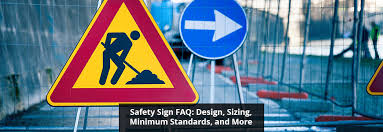 Labeling your facility for safety. Safety Sign Faq Design Sizing Minimum Standards And More