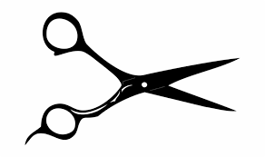 White icon with soft shadow on transparent background. Hairdresser Scissors Free Download Best X Stylized Hair Cutting Scissors Clipart Transparent Png Download 896268 Vippng