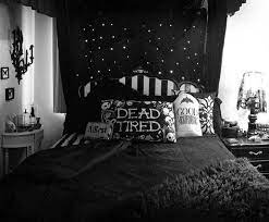 A gothic themed bedroom is a very unique space, the interior design very much different to the standard design you see. First Rate Goth Bedroom Aesthetic That Will Blow Your Mind Gothic House Gothic Bedroom Gothic Home Decor