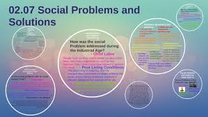 Social Problems And Solutions Chart