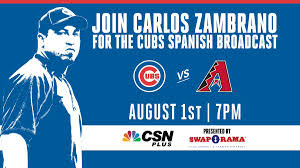 Find out what's on nbc sports chicago tonight. Nbc Sports Chicago On Twitter Carlos Zambrano Joins Aranaroa In The Booth Tonight To Call Cubs Baseball In Spanish On Csn Channel Finder Https T Co Liw3n7ften Https T Co Ggtmortvil