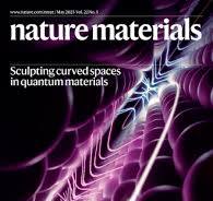 On the cover of Nature Materials - Caviglia Group