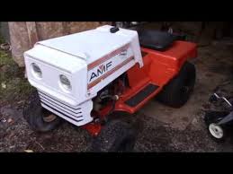 The bagging and collection facility prevents the cut grass and weeds from spreading into the lawn. 1970 S Amf Riding Mower By Detmurds Youtube