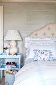 Amazing gallery of interior design and decorating ideas of blue grasscloth wallpaper in bedrooms, living rooms, dens/libraries/offices, dining rooms, entrances/foyers by elite interior designers. 20 Beautiful Rooms With Grasscloth Wallpaper Best Grasscloth Wallpaper Ideas