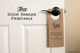 Free Wedding Door Hanger Printable Wedding Door Hangers Wedding Doors Free Wedding Printables