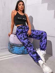 Saturate the pants completely in the mixture for 20 minutes. Drawstring Waist Tie Dye Sweatpants Shein Eur