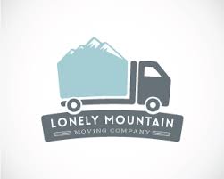 Lonely Mountain Moving Company Logo Design This Is A Moving Company Logo Design Showcasing A Simple Minimal Moving Company Company Logo Design Company Logo