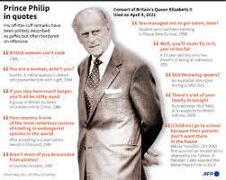 The best of prince philip quotes, as voted by quotefancy readers. Afp News Agency On Twitter Gaffes Jokes Notable Quotes From Prince Philip Consort Of Britain S Queen Elizabeth Ii Who Died At Age 99 On April 9 Https T Co Qypacunzsf