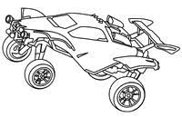 You can select and print the desired image or download it to your computer. Coloring Pages Rocket League Morning Kids