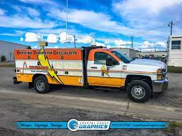 Utility Truck Graphics Electric Truck Wraps Graphics Custom Truck Beds Truck Graphics