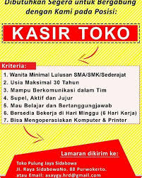 Maybe you would like to learn more about one of these? Lowongan Pekerjaan Toko Info Loker Barlingmascakeb Facebook
