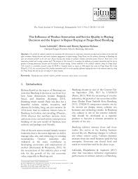 Sebutkan ciri khas pada american service? Pdf The Influence Of Product Innovation And Service Quality To Buying Decision And The Impact To Repeat Buying At Progo Road Bandung