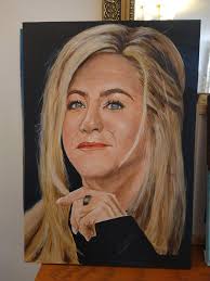 Self-portrait oil painting