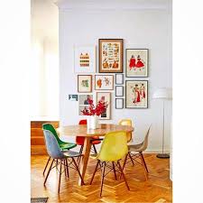 Dining Gallerywall Colorful Bright Happy Colorful Dining Room Chairs Dining Room Colors Colored Dining Chairs