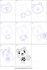How To Draw Filbert From Animal Crossing Printable Drawing Sheet By Drawingtutorials101 Com Animal Crossing Animal Crossing 3ds Drawing Sheet