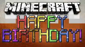Click now to create a custom image with your own words that you can download. Minecraft Happy Birthday With Noteblocks And Fireworks Youtube