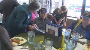 World War II Vets from Missouri Veterans Home honored at Cafe B-29