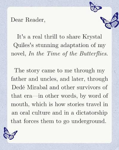 In the Time of the Butterflies: The Graphic Novel, illustrated and adapted  by @krystalquiles, out now.