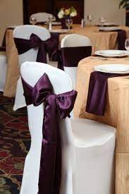 I can meet you in the chapin, sc area or i can ship to you. Eggplant Satin Sash My Wedding Satin Sash Reception Decorations
