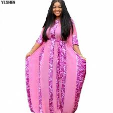 Plus model bazin riche brodé femme. 2019 African Dresses For Women Dashiki Stripe African Clothes Bazin Robe Boubou Africain Grown Traditional Ankara Africa Dress Buy At The Price Of 22 19 In Aliexpress Com Imall Com