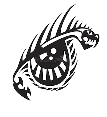 A dragon's eye is a favorite drawing for many artists. Tribal Dragon Eye Stock Vector Illustration Of Icon 91818438