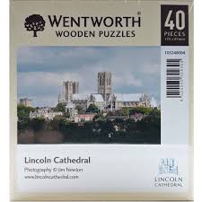 40 and 250 pieces) vip club special pricing regular: 40 Piece Wooden Jigsaw Of Lincoln Cathedral From The South Lincoln Cathedral