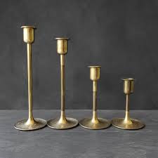 Only 1 available and it's in 3 people's carts. Brass Taper Candle Holders Gold Graduated Taper Candlestick Holders Set Of 4 Vintage Wedding Decor Candle Holders Taper Candle Holders Brass Tapered Candle Holders
