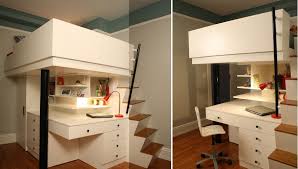 In that case, you'll need to consider factors such as practicality, safety, whether you'll need steps or a staircase, the type of desk you need (storage or no storage) and the style of the loft bed to match your existing interior. Mixing Work With Pleasure Loft Beds With Desks Underneath