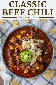 This Rich And Hearty Beef Chili Recipe Is Loaded With Ground Beef Vegetables And Beans Making It The Beef Chili Recipe Chili Recipes Ground Beef Chili Recipes