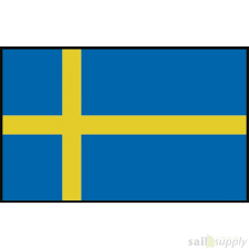 De zweedse vlag, een blauwe vlag waarin een geel scandinavisch kruis is geplaatst, kent een behoorlijke geschiedenis. Talamex Zweedse Vlag 30x45