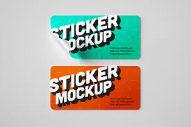 Round and square sticker mockup psd templates are widely used as logo, brand image, badge or for other. Sticker Mockup Set In Product Mockups On Yellow Images Creative Store