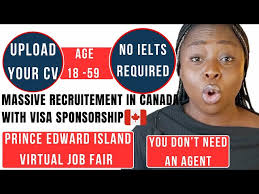 Massive Recruitment in Canada with visa Sponsorship || Prince Edward Island  Job Fair || No IELTS