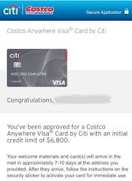 To see pricing & information, including rates & fees, click the links below: Costco Anywhere Visa Citi Approved Myfico Forums 6132706