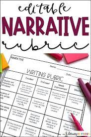 Narrative Writing Rubric Editable Writing Rubric Narrative Writing Teaching Narrative Writing