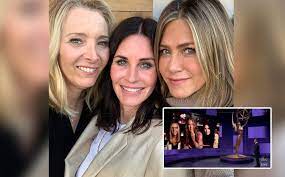 Bright, marta kauffman, david crane, the show's main cast, and ben winston. Friends Reunion At Emmys 2020 Jennifer Aniston On Courteney Cox