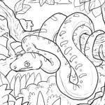 Ausmalbilder Schlangen Kostenlos Herunterladen Und Ausmalen