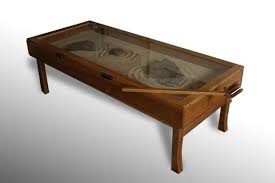 Potentially Giant Mess But So Cool Coffee Table Zen Garden Coffee Table Garden Coffee Table