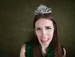 Weeping Woman in a Tiara stock photo. Image of lady, caucasian