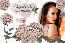 You can use this product to create items for commercial use by selecting small commercial license or the large commercial license under. Dusty Rose Flower Graphic By Sidelnikova Yy Creative Fabrica