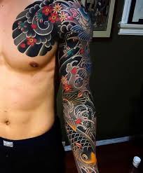Chinese tattoos vs japanese kanji tattoos the japanese kanji are essentially chinese words, the ancient japanese borrowed and adapted it into their. Japanese Sleeve Tattoo Meaning What Do They Mean Body Tattoo Art