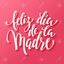 Día de la madre en la actualidad. Feliz Dia De La Madre Mothers Day Vektor Grusskarte Hand Gezeichnet Schriftzug Titel In Spanischer Sprache Rosa Rotem Hintergrund Lizenzfrei Nutzbare Vektorgrafiken Clip Arts Illustrationen Image 54612192